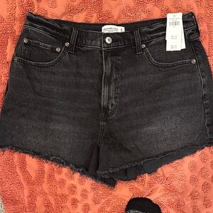 Abercrombie & Fitch Dark Denim Jean Shorts